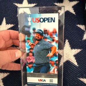 US Open Golf Ticket Display